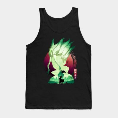 Minimalist Silhouette Senku Tank Top Official Haikyuu Merch