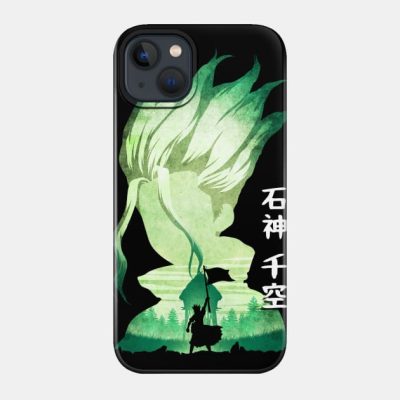 Minimalist Silhouette Senku Phone Case Official Haikyuu Merch