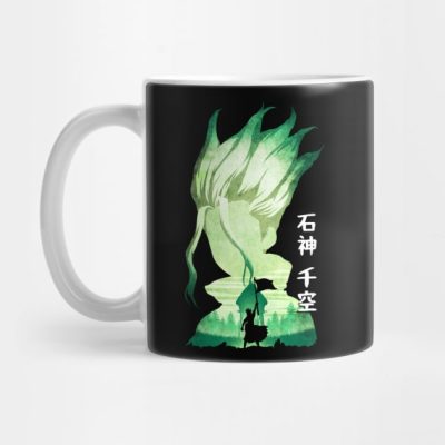 Minimalist Silhouette Senku Mug Official Haikyuu Merch