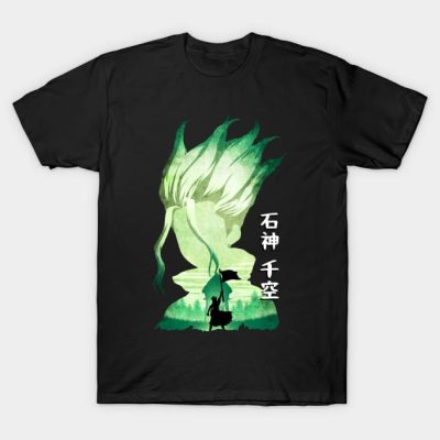 Minimalist Silhouette Senku T-Shirt Official Haikyuu Merch