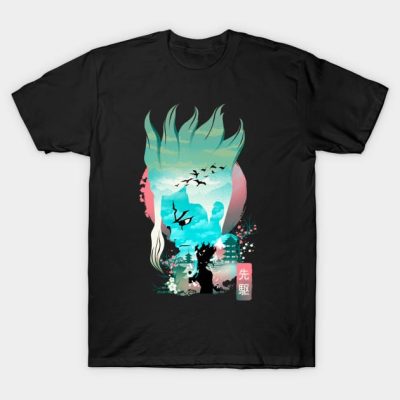 Senku Landscape T-Shirt Official Haikyuu Merch