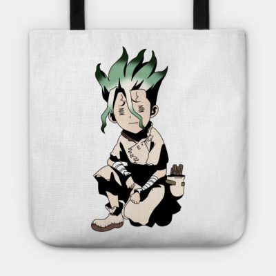 Dr Stone Senku Ishigami Chibi Cute Frail Tote Official Haikyuu Merch