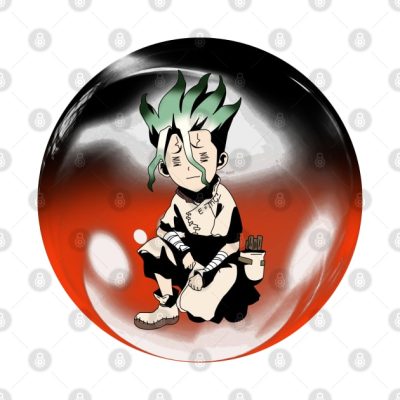 Senku Ishigami Dr Stone Closed Eyes Chibi Tapestry Official Haikyuu Merch