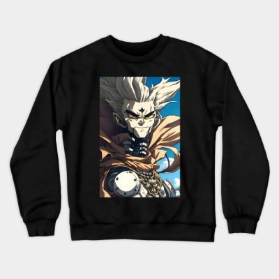 Stunning Japanese Anime Robot For Dr Stone Most Be Crewneck Sweatshirt Official Haikyuu Merch