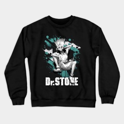 Mens My Favorite Dr Stone Vintage Classic Crewneck Sweatshirt Official Haikyuu Merch