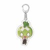 Acrylic Figure Keychain Anime Dr STONE Characters Ishigami Senkuu Amber Chrome Asagiri Gen Charm Pendant Keyring 4 - Dr. Stone Merch