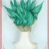 Anime Dr Stone Ishigami Senkuu Cosplay Wig Short Green Mixed Synthetic Hair Halloween Party Carnival Props 3 - Dr. Stone Merch