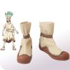 Anime Dr Stone Senku Ishigami Cospaly Shoes Boots Adult Men Senku Boots Outfit Wig Halloween Carnival - Dr. Stone Merch