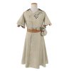 Anime Dr Stone Senku Ishigami Cosplay Costume Short Sleeve Vintage Dress Full Set Halloween Christmas Carnival 5 - Dr. Stone Merch