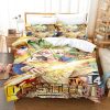 Dr STONE Bedding Set Single Twin Full Queen King Size Bed Set Aldult Kid Bedroom Duvetcover - Dr. Stone Merch