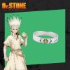 Dr STONE Cosplay Finger Ring Ishigami Senkuu Asagiri Gen Shishio Tsukasa Anime Rings Fashion Jewelry Halloween 1 - Dr. Stone Merch