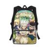 Dr STONE anime Men Women Backpack 3D Print Fashion Student School Bag Laptop Backpack Kids Travel 1 - Dr. Stone Merch