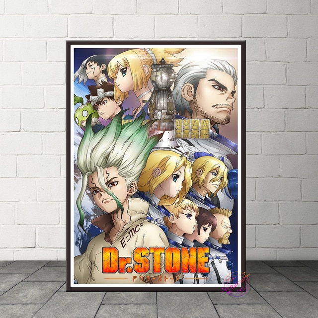 Dr Stone Poster Japan Anime Ishigami Senkuu Wall Art Canvas Painting Pictures For Living Room Bar.jpg 640x640 1 - Dr. Stone Merch