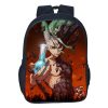 New Dr STONE Backpack Mochila Boys Girl School Bag Teens Storage Bag Travel Bags Children Rucksack 1 - Dr. Stone Merch