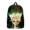 Trendy Novelty Dr stone pupil Bookbag Notebook Backpacks 3D Print Oxford Waterproof Boys Girls Casual Travel - Dr. Stone Merch