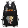 Unisex Anime Cos Dr Stone Ishigami Senkuu Amber Outdoor Travel Rucksack Casual Schoolbag Student Backpacks - Dr. Stone Merch