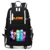 Unisex Anime Cos Dr Stone Ishigami Senkuu Amber Outdoor Travel Rucksack Casual Schoolbag Student Backpacks 2 - Dr. Stone Merch