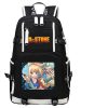 Unisex Anime Cos Dr Stone Ishigami Senkuu Amber Outdoor Travel Rucksack Casual Schoolbag Student Backpacks 3 - Dr. Stone Merch