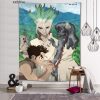 Wall Tapestry Japanese Anime Dr Stone Background Decorative Wall Hanging For Living Room Bedroom Dorm Room.jpg 640x640 5 - Dr. Stone Merch