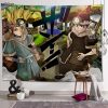 Wall Tapestry Japanese Anime Dr Stone Background Decorative Wall Hanging For Living Room Bedroom Dorm Room.jpg 640x640 8 - Dr. Stone Merch