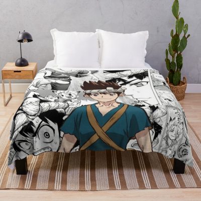 Chrome Throw Blanket Official Dr. Stone Merch