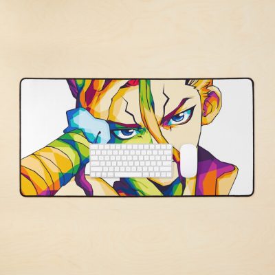 Wpap Pop Art Anime Boys Mouse Pad Official Dr. Stone Merch