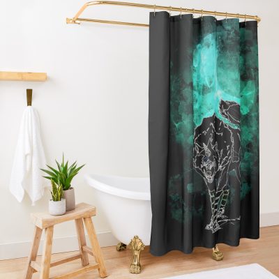 Wolf Awakening Shower Curtain Official Dr. Stone Merch