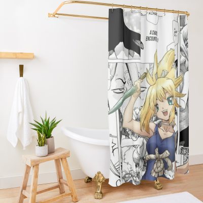 Kohaku Shower Curtain Official Dr. Stone Merch