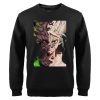 Dr Stone Japan Anime Sweatshirts For Mens Hoodie Mangas Ishigami Senkuu Streetwear Fleece Fashion Fashion Pullover - Dr. Stone Merch