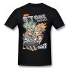 Stone Crunch Print Cotton T Shirt Camiseta Hombre Dr STONE Anime Stone World Men Cotton Tees 1 - Dr. Stone Merch