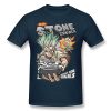 Stone Crunch Print Cotton T Shirt Camiseta Hombre Dr STONE Anime Stone World Men Cotton Tees - Dr. Stone Merch