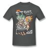 Stone Crunch Print Cotton T Shirt Camiseta Hombre Dr STONE Anime Stone World Men Cotton Tees 3 - Dr. Stone Merch