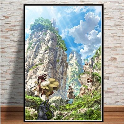 Dr.Stone Ishigami Senku mountain Wall Art