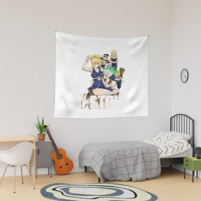 Fanart Dr Stone Merch Anime Tapestry